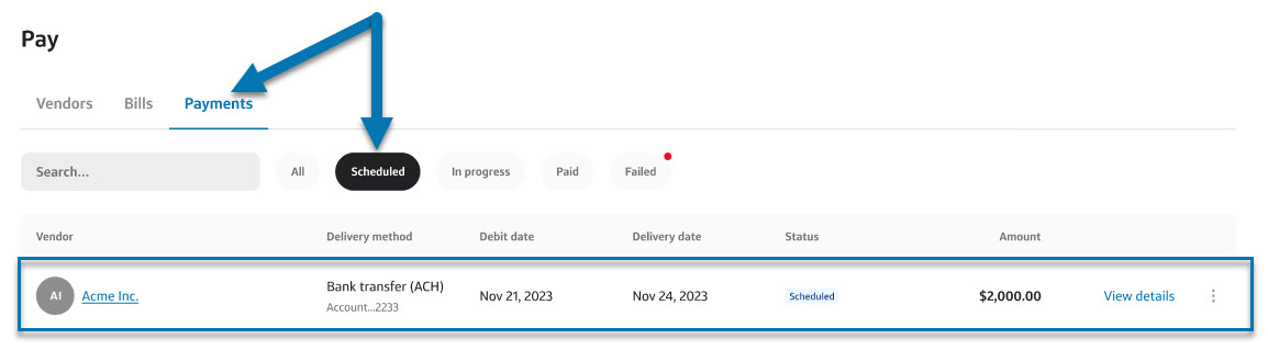 select the relevant payment.jpg
