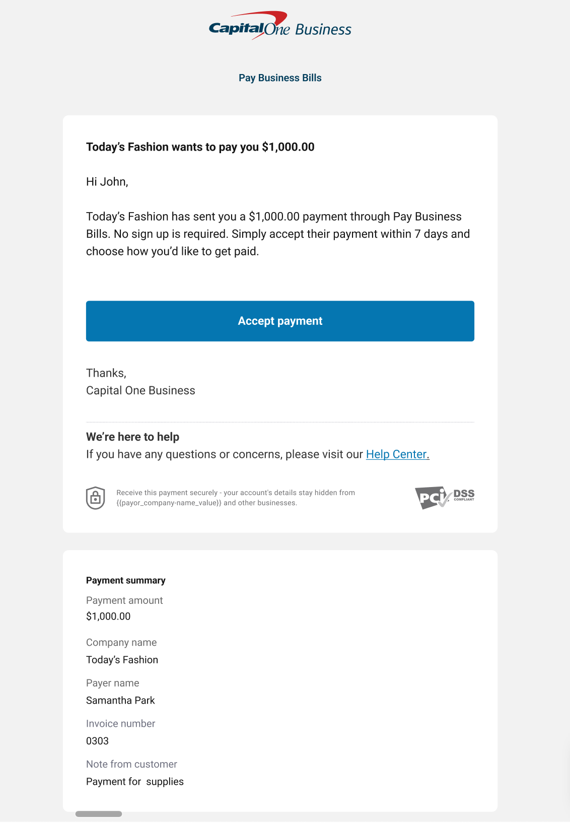 email notification to the vendor when payment is scheduled.png